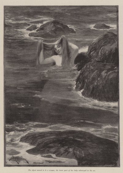 Mermaid of Lighthouse Point, Bret Harte od Amedee Forestier
