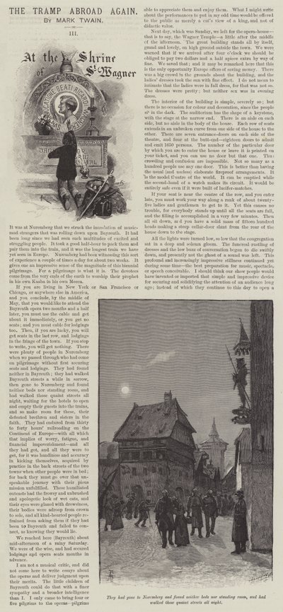 The Tramp Abroad Again, Mark Twain od Amedee Forestier
