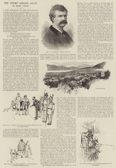 The Tramp Abroad Again, Mark Twain od Amedee Forestier