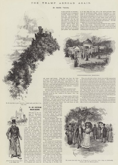 The Tramp Abroad Again, Mark Twain od Amedee Forestier