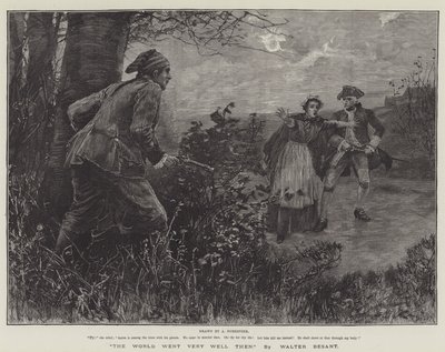 Svět tehdy šel velmi dobře, Walter Besant od Amedee Forestier