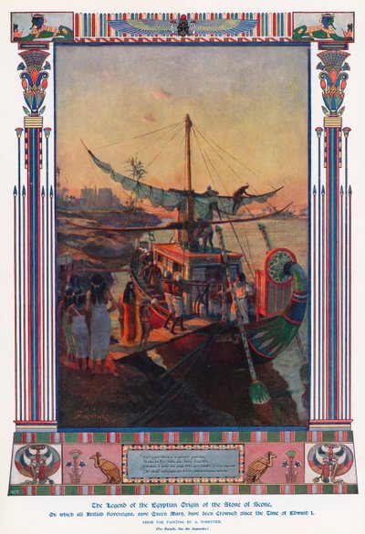 Legenda o egyptském původu Stone Of Scone od Amedee Forestier