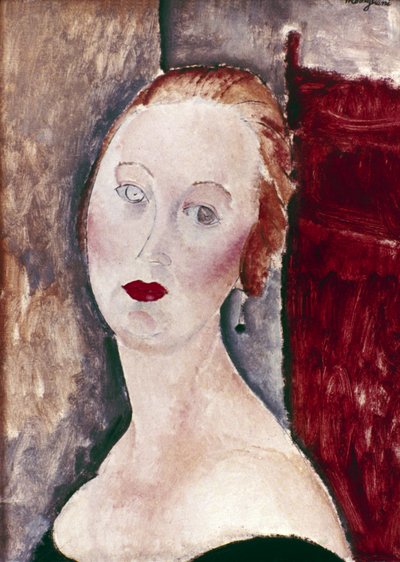 Blond žena. Portrét Germaine Survage, 1918. od Amedeo Modigliani