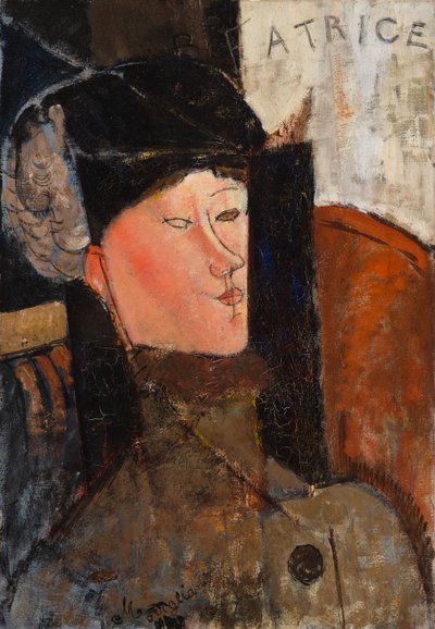 Beatrice (portrét Beatrice Hastings) od Amedeo Modigliani