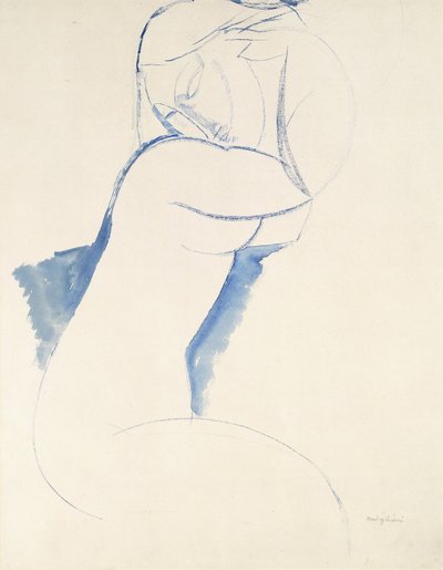 Caryatide, kolem roku 1913 od Amedeo Modigliani