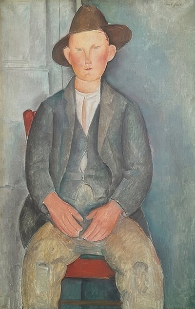 Malý farmář. Kolem roku 1918 od Amedeo Modigliani