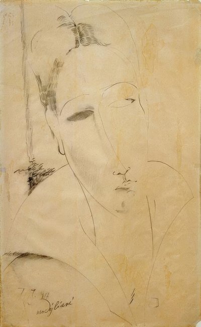 Hanka Zboroška od Amedeo Modigliani
