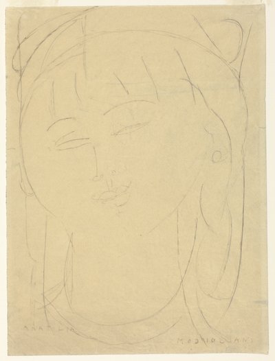 Vedoucí Anatolie od Amedeo Modigliani