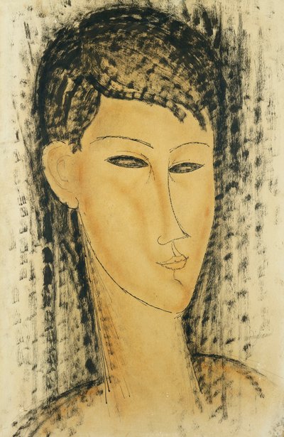 vedoucí mladých žen; Hlava mladé ženy, 1914 od Amedeo Modigliani