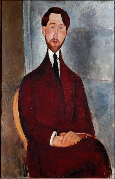 Leopold Zborowski - Portrét Leopolda Zborowského od Amedeo Modigliani