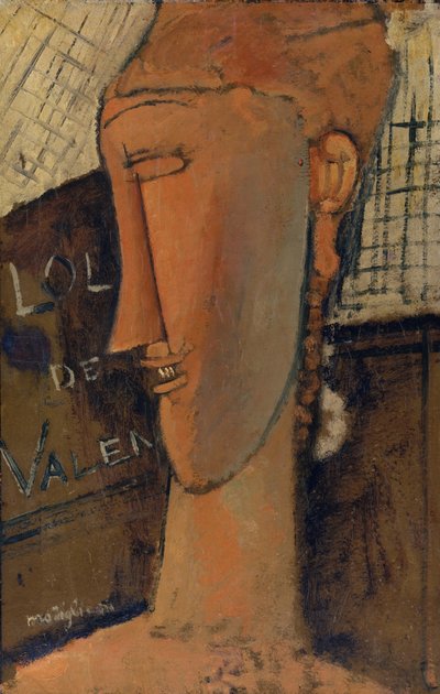 Lola de Valence, 1915 od Amedeo Modigliani