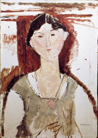 Portrét Beatrice Hastingsové. Obraz od Amedea Modiglianiho od Amedeo Modigliani