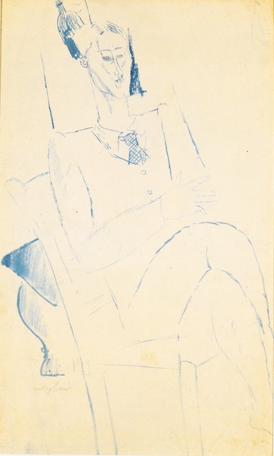 Portrét Jeana Cocteaua, c. 1916 od Amedeo Modigliani