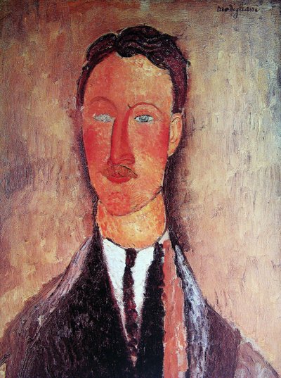 Portrét Léopolda Survage 1879-1968, 1918 od Amedeo Modigliani