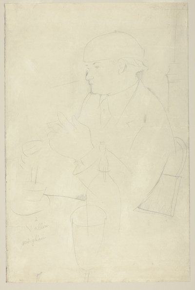 Portrét Vallina od Amedeo Modigliani
