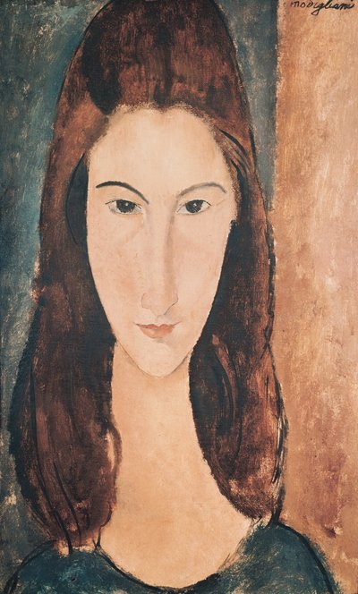 Portrét mladé dívky (olej na plátně) od Amedeo Modigliani