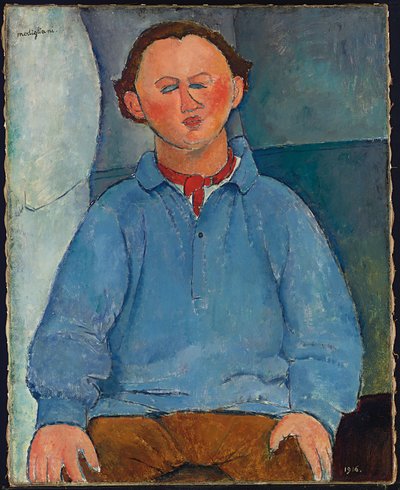 Portrét sochaře Oscara Miestchaninoffa, 1916 od Amedeo Modigliani