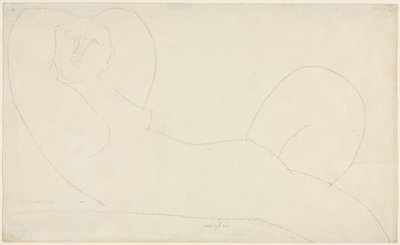 Ležící ženský akt od Amedeo Modigliani