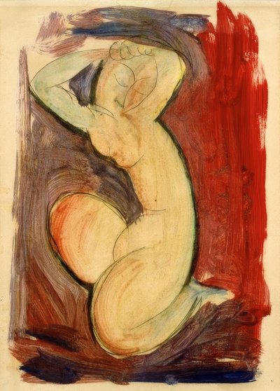 Rote Karyatide od Amedeo Modigliani