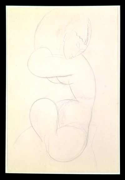 Sedící ženský akt od Amedeo Modigliani