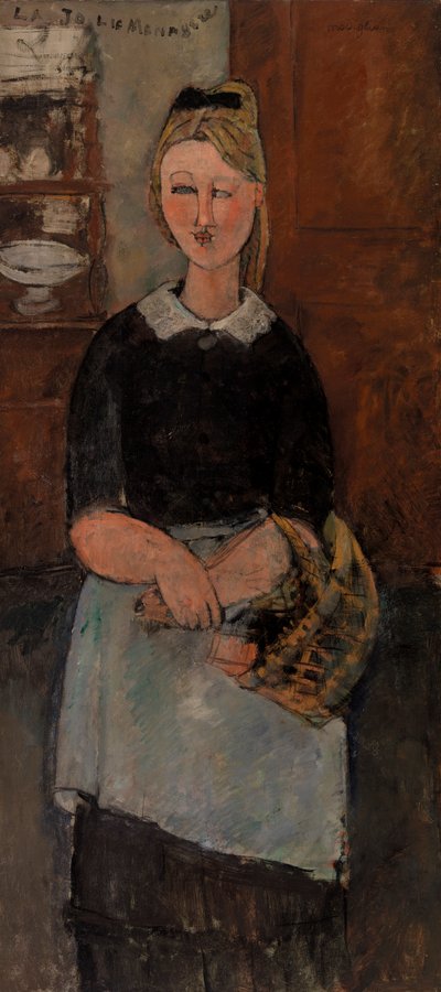 The Pretty Housewife (La Jolie ménagère) od Amedeo Modigliani