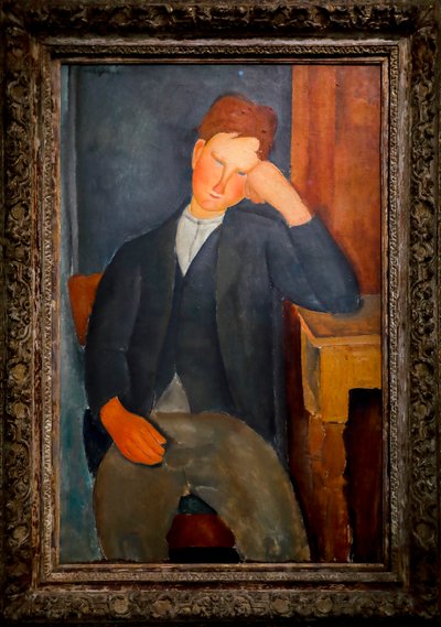 Mladý učeň, cca 1918-19 (olej na plátně) od Amedeo Modigliani