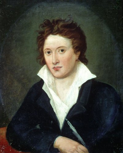 Portrét Percyho Bysshe Shelleyho (1792 - 1822) od Amelie Corran od Amelia Curran