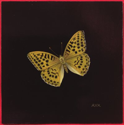 Stříbrný praný fritillary butterfly, 2000 od Amelia Kleiser