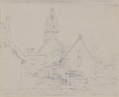 Ruined Church, c.1803 (tužka) od Amelia Long