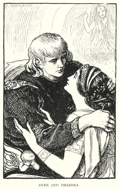 Aner a Fedra (rytina) od Amelia M. (attr.to) Bowerley or Bauerle