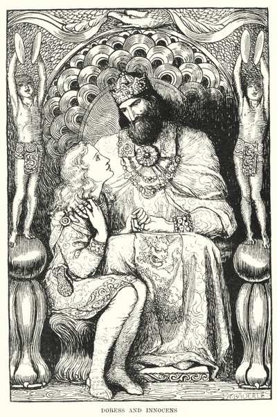 Doress a Innocens (rytina) od Amelia M. (attr.to) Bowerley or Bauerle
