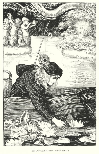 Utrhl leknín (rytina) od Amelia M. (attr.to) Bowerley or Bauerle