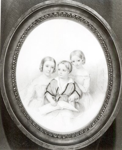 Blandine (nar. 1835), Cosima (nar. 1837) a Daniel (nar. 1839), děti Marie d