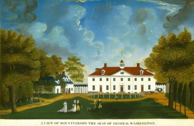 Pohled na Mount Vernon od American 18th Century