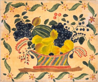 Košík ovoce od American 19th Century
