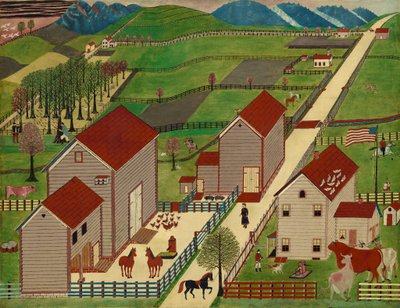 Farma Mahantango Valley od American 19th Century