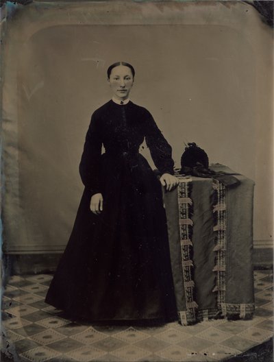 Portrét vdovy z občanské války od American 19th Century