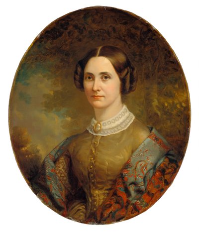 Portrét dámy od American 19th Century