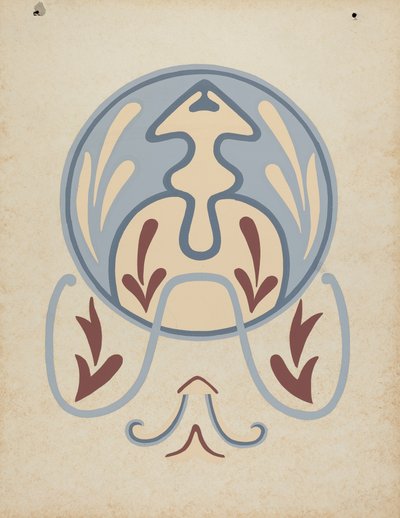 San Antonio de Pala Wall Design z portfolia "Decorative Art of Spanish California" od American 20th Century