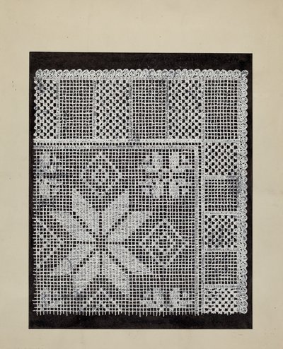 Lace Hardanger od American 20th Century