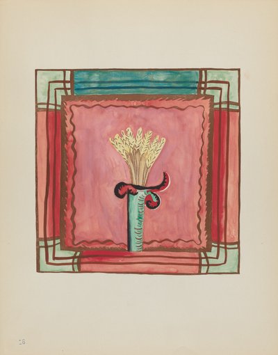 Deska 16: Oltářní panel: Z portfolia "Španělské koloniální návrhy Nového Mexika" od American 20th Century