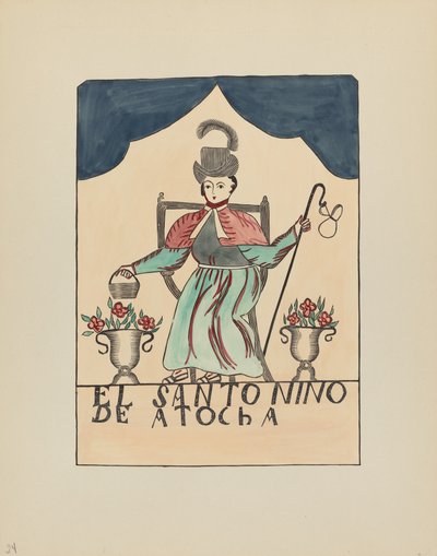 Deska 24: The Lost Child of Atocha: Z portfolia „Španělské koloniální návrhy Nového Mexika“ od American 20th Century