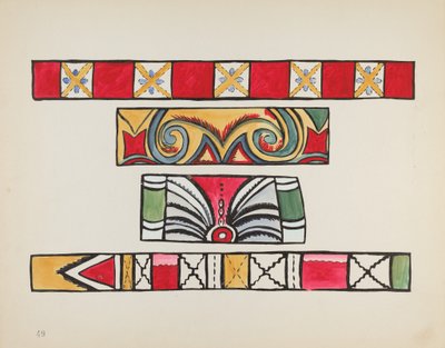 Talíř 49: Různý design: Z portfolia "Španělské koloniální návrhy Nového Mexika" od American 20th Century