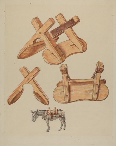Unrigged Pack Sedlo od American 20th Century