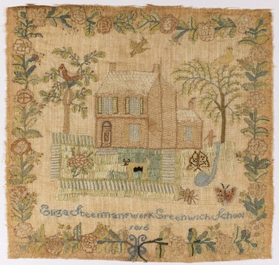 Sampler od American Eliza Steelman