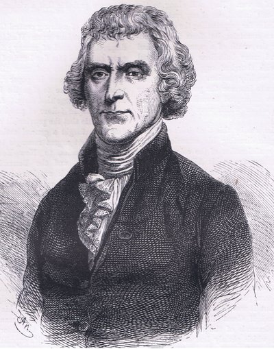 Thomas Jefferson, ilustrace z Cassells History of the United States publikovaná Cassell, Petter & Galpin, kolem roku 1900 (litho) od American English school