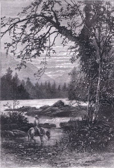 Pohled na Severní Karolínu, ilustrace z Cassells History of the United States vydané Cassell, Petter & Galpin, kolem roku 1900 (litho) od American English school
