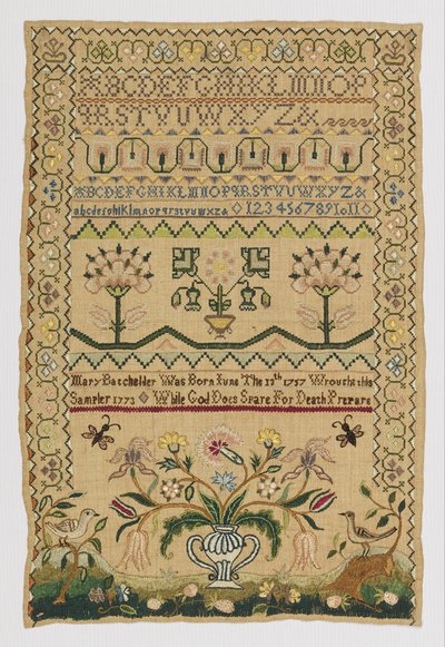 Sampler od American Mary Batchelder