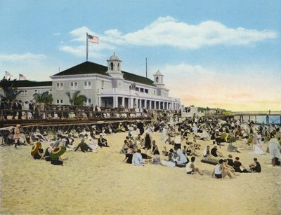 Pláž a kasino koupání, Palm Beach, Florida (foto) od American Photographer (after)