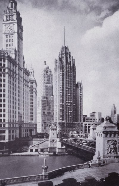 Chicago: Boulevard Link Bridge, Looking North (č/b foto) od American Photographer (after)
